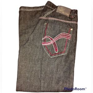 U.T. Sports Men’s Denim Collection Light Wash Black Jeans In Size 36X32